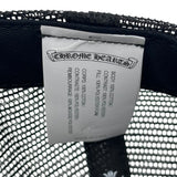 Chrome Hearts FUCK Hollywood Trucker Hat Black White