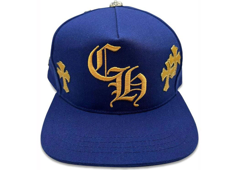 Chrome Hearts Cross Patch Cap Blue/Yellow