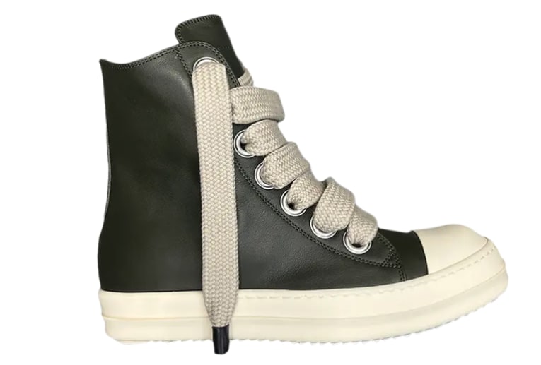 RIck Owens Jumbo Lace High Green
