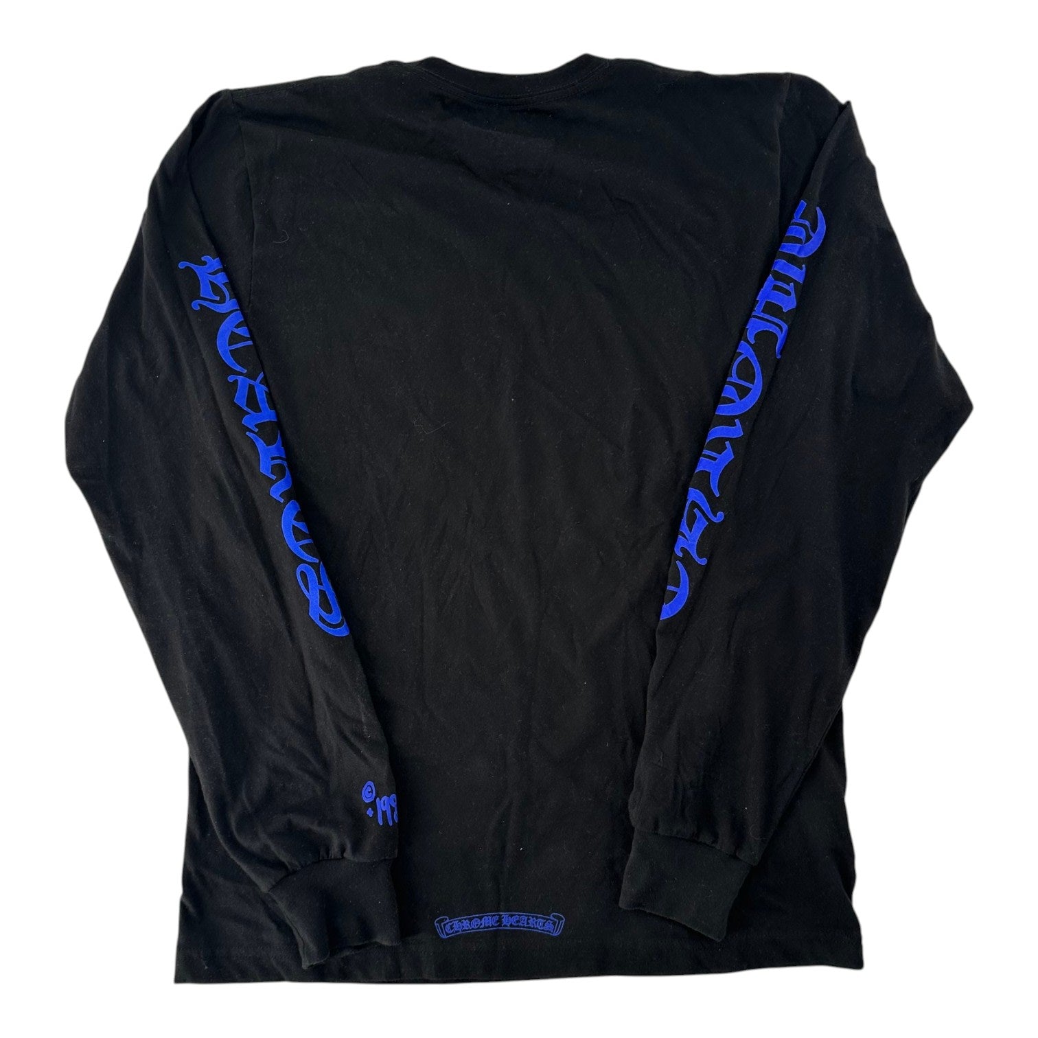 Chrome Hearts Neck Scroll Logo L/S Black Blue