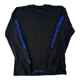 Chrome Hearts Neck Scroll Logo L/S Black Blue