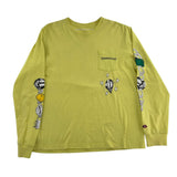 Chrome Hearts Matty Boy Link L/S T-shirt Lime Green