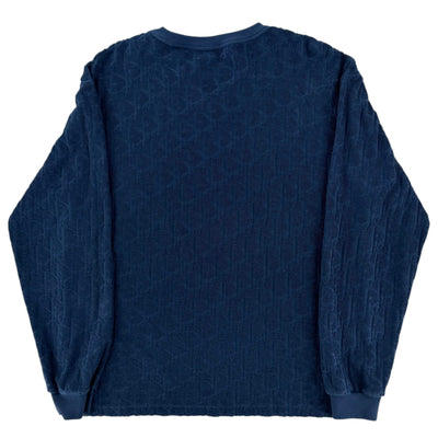 Dior Oblique Relaxed Longsleeve Shirt Blue - Lightly Worn