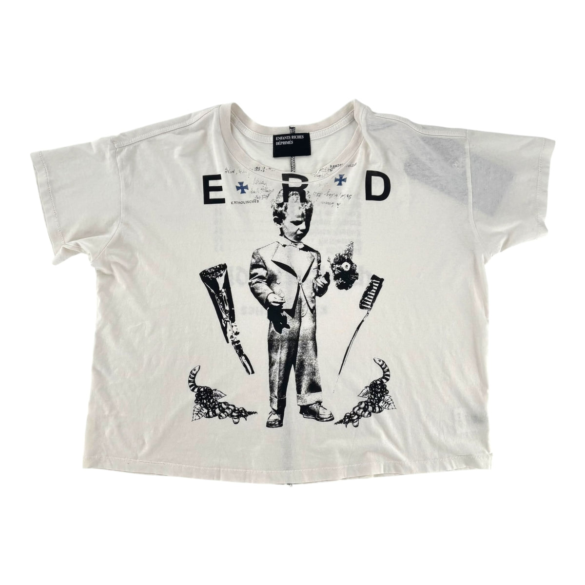 ERD Toothbrush Tee White