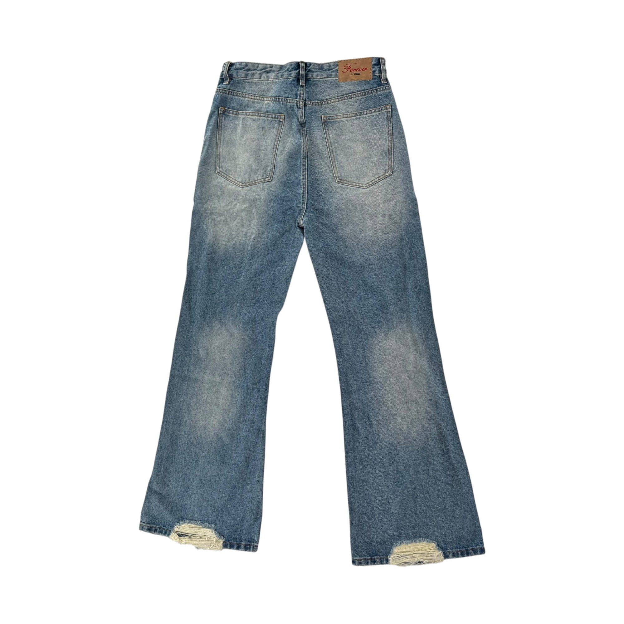 Forever Hungry Blue Flare Jeans
