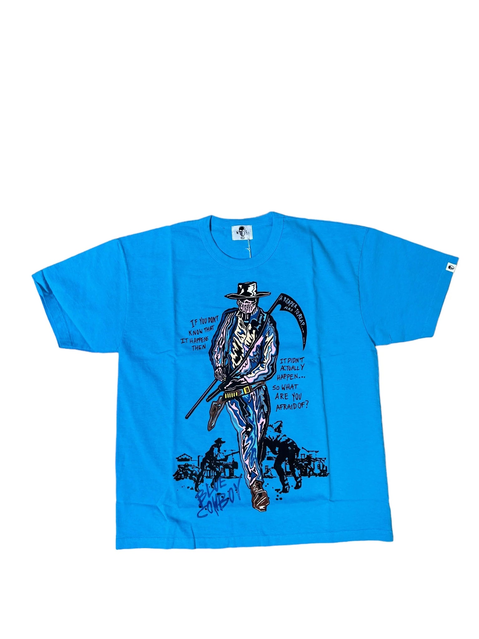 Warren Lotas Blue Cowboy Tee "Blue"