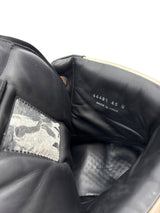 Rick Owens Geobasket Padded Leather Jumbo Lace High Black/Milk