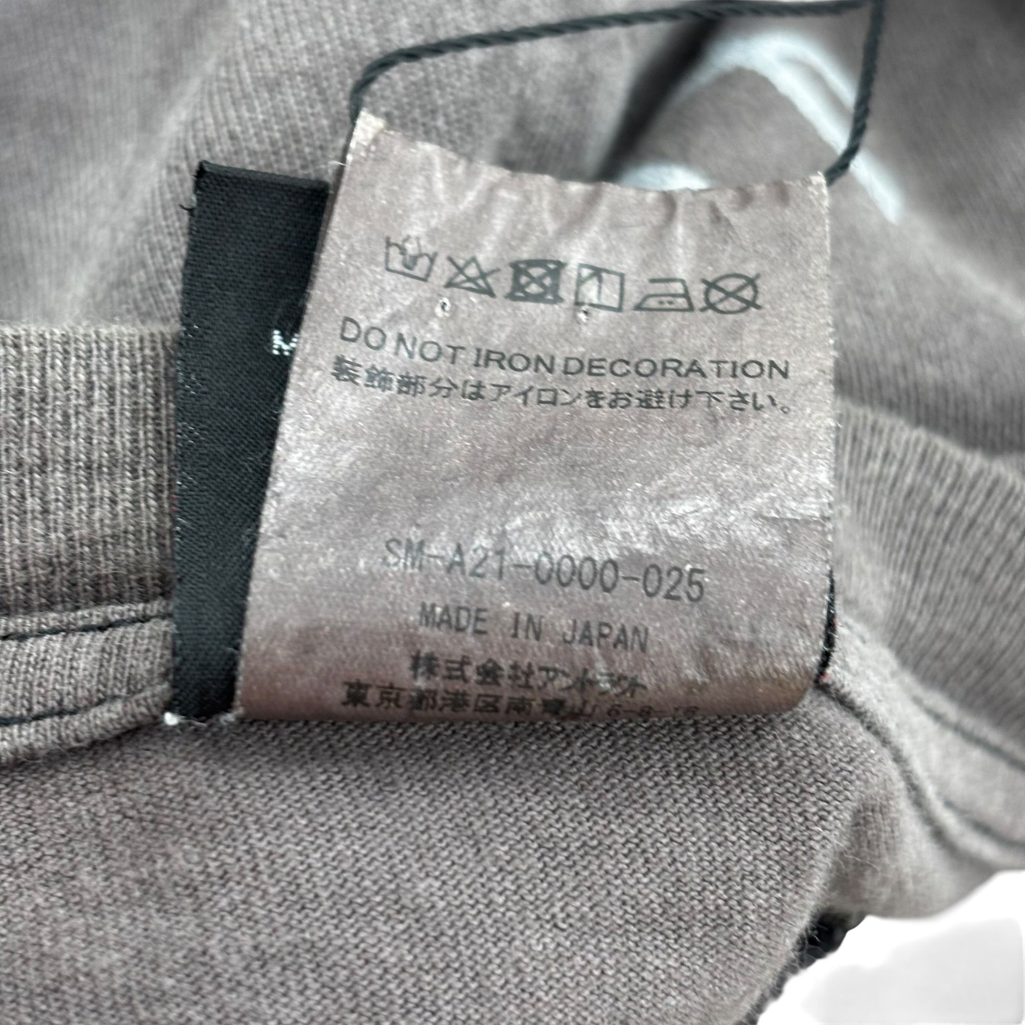 Saint Michael Satan Longsleeve Shirt "Grey"