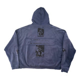 ERD Patchwork Zip Up Hoodie