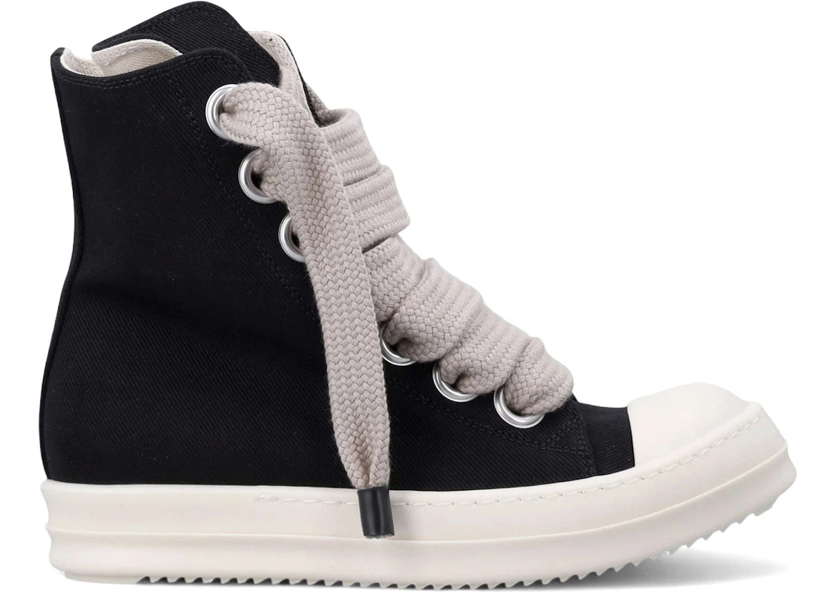 Rick Owens Wmns DRKSHDW Jumbo Laced High Black Milk