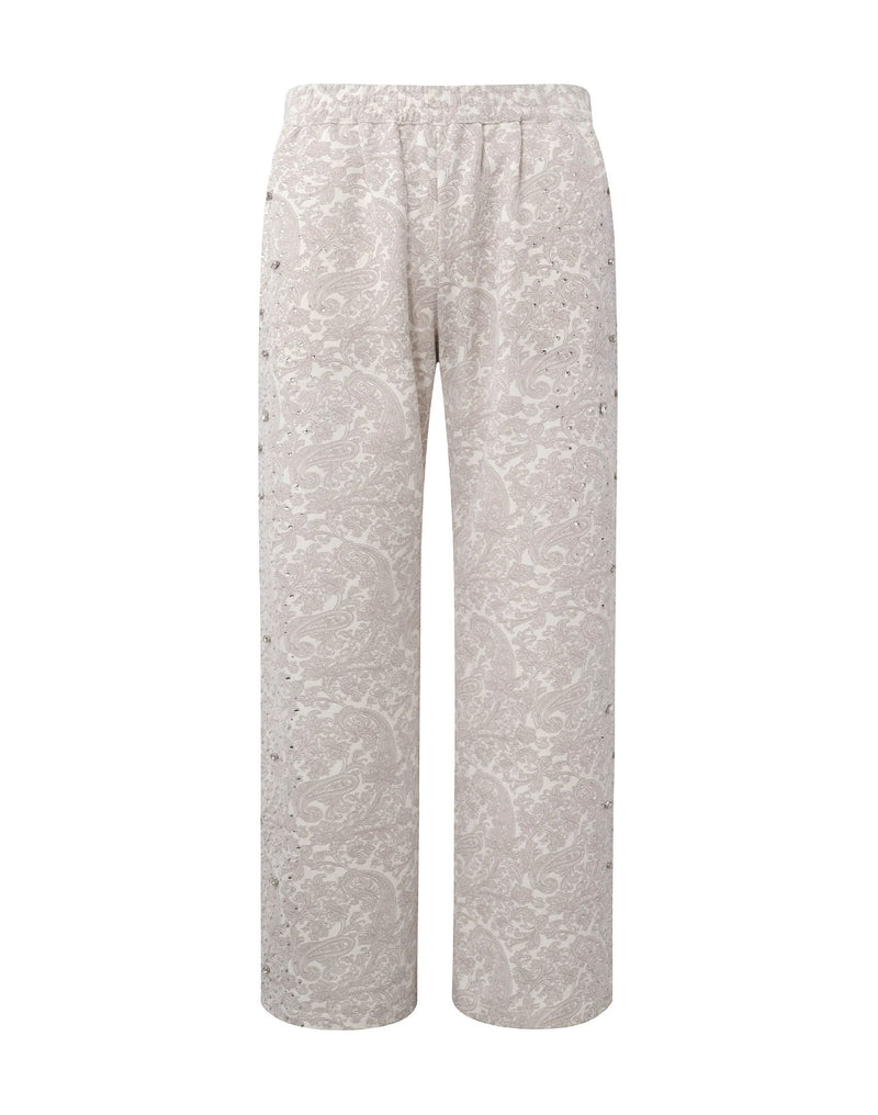 Birth Of Royal Child Cashew Blossom Pearl Sweatpants "White"