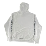 Chrome Hearts Vertical Logo Hoodie White