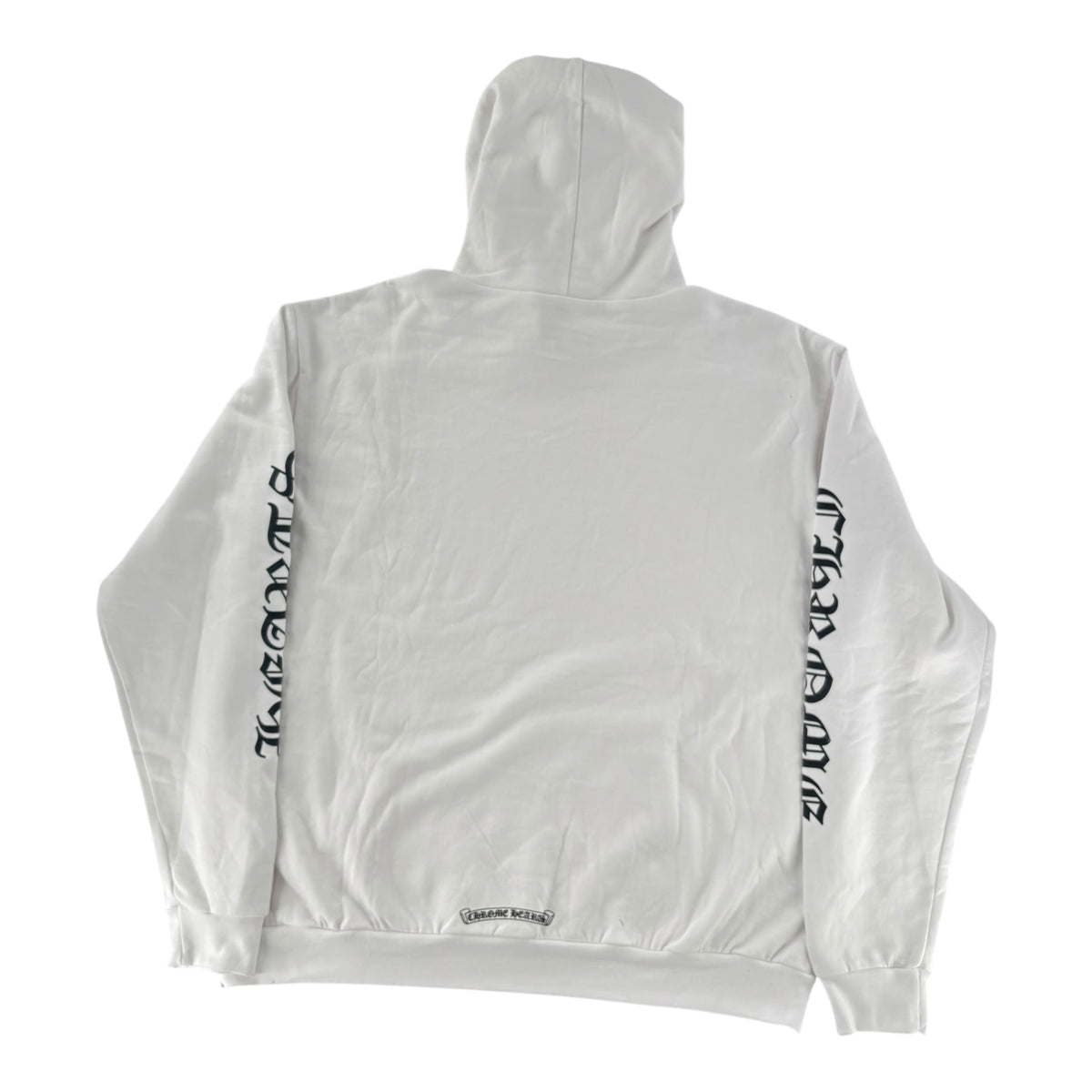 Chrome Hearts Vertical Logo Hoodie White