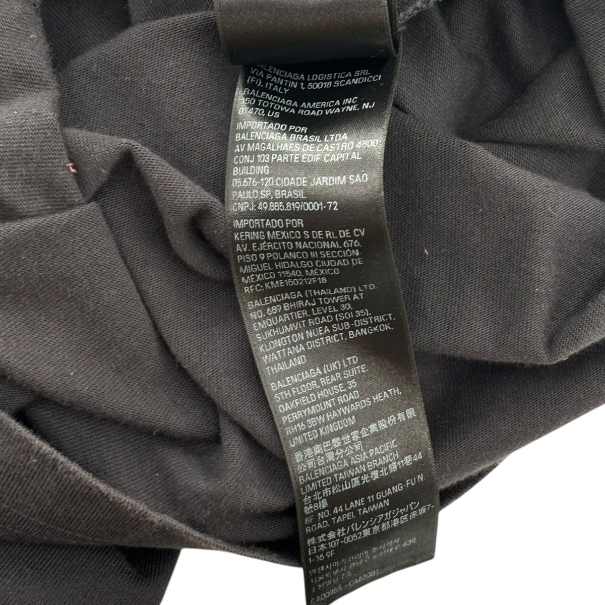 Balenciaga Campaign Tee Black