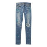 Amiri Distressed Paint Splattered Jeans