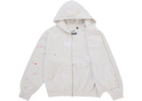 Supreme MM6 Maison Margiela Box Logo Zip Up Hooded Sweatshirt White