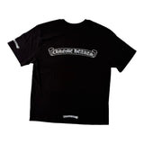 Chrome Hearts Foil Scroll Logo Tee Black