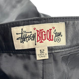 Stussy Leather Shorts Black