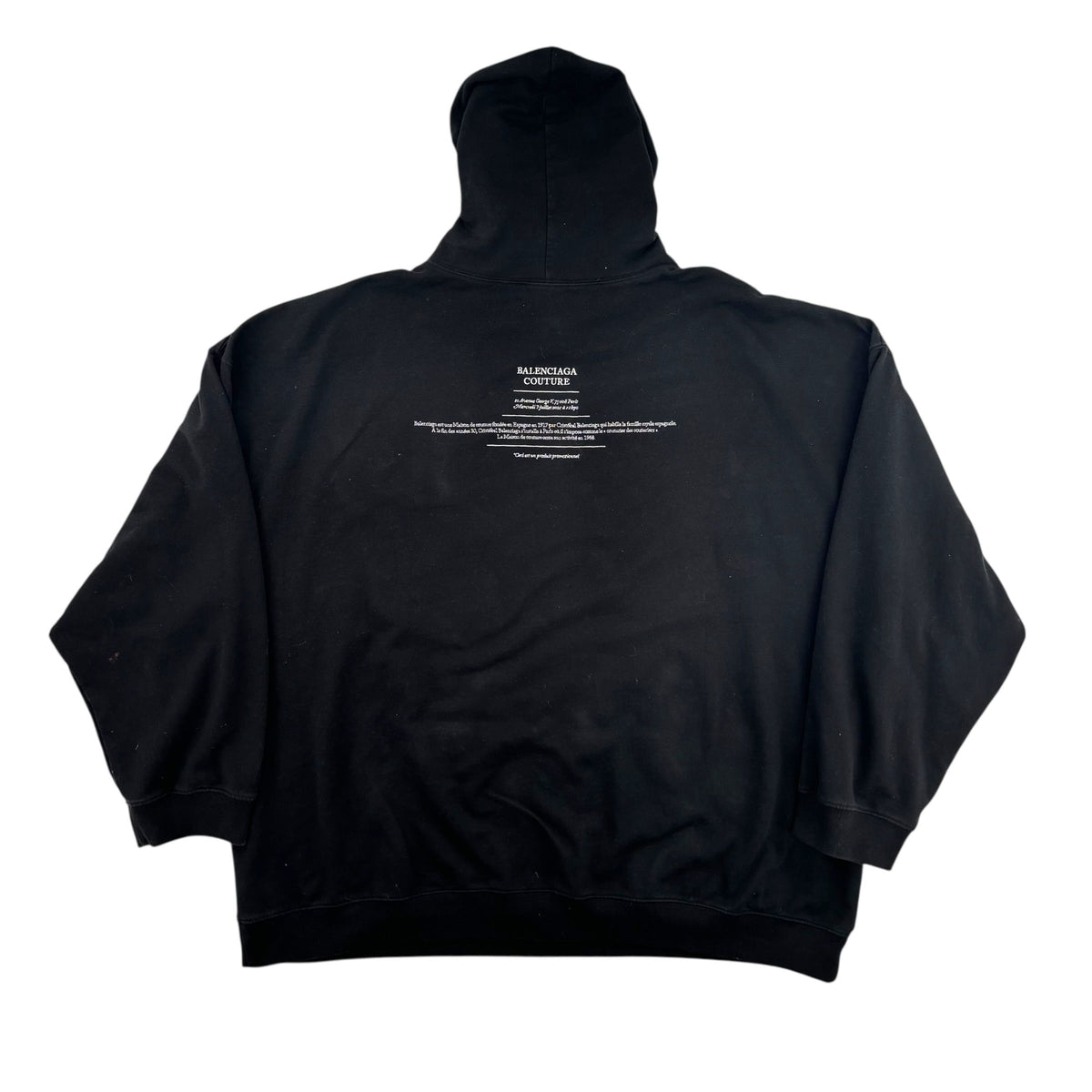 Balenciaga Couture Logo Hoodie