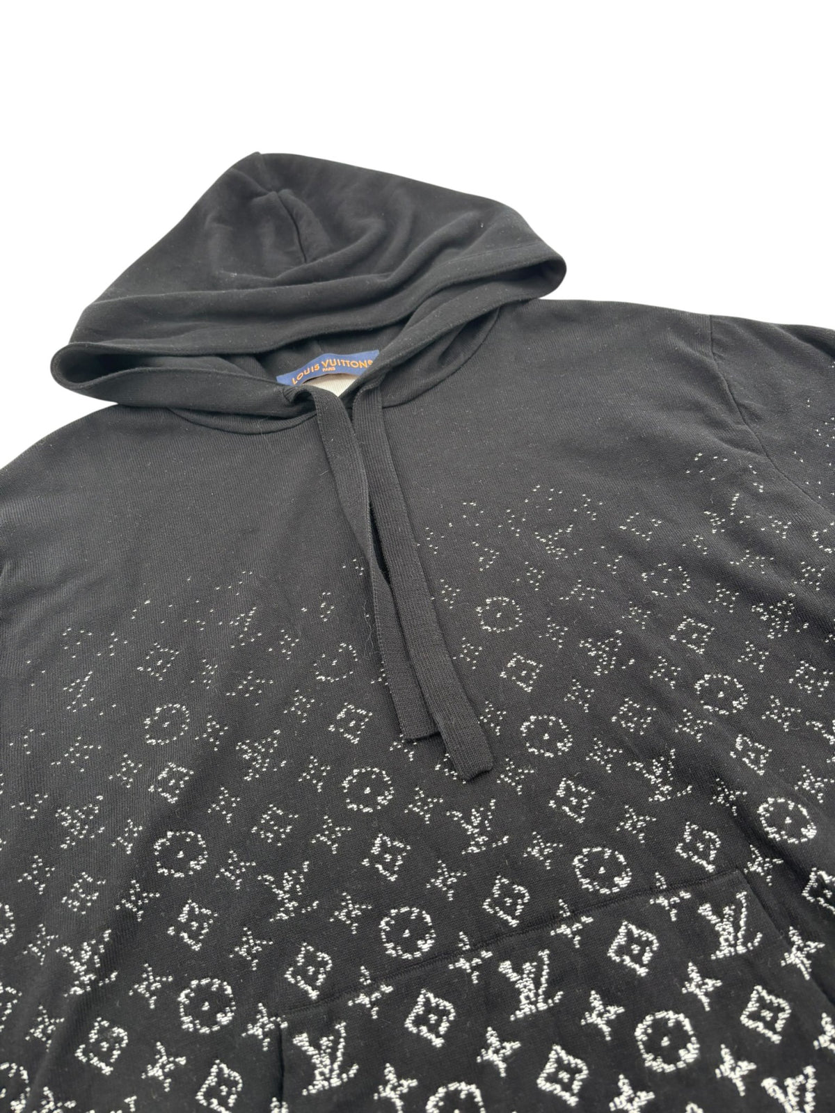 Louis Vuitton Gradient Monogram Hoodie Black