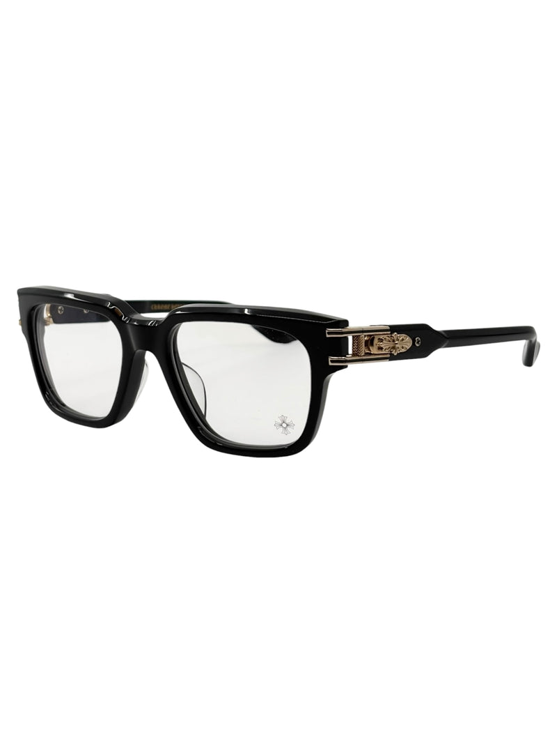 Chrome Hearts Bulge Glasses Black Gold 