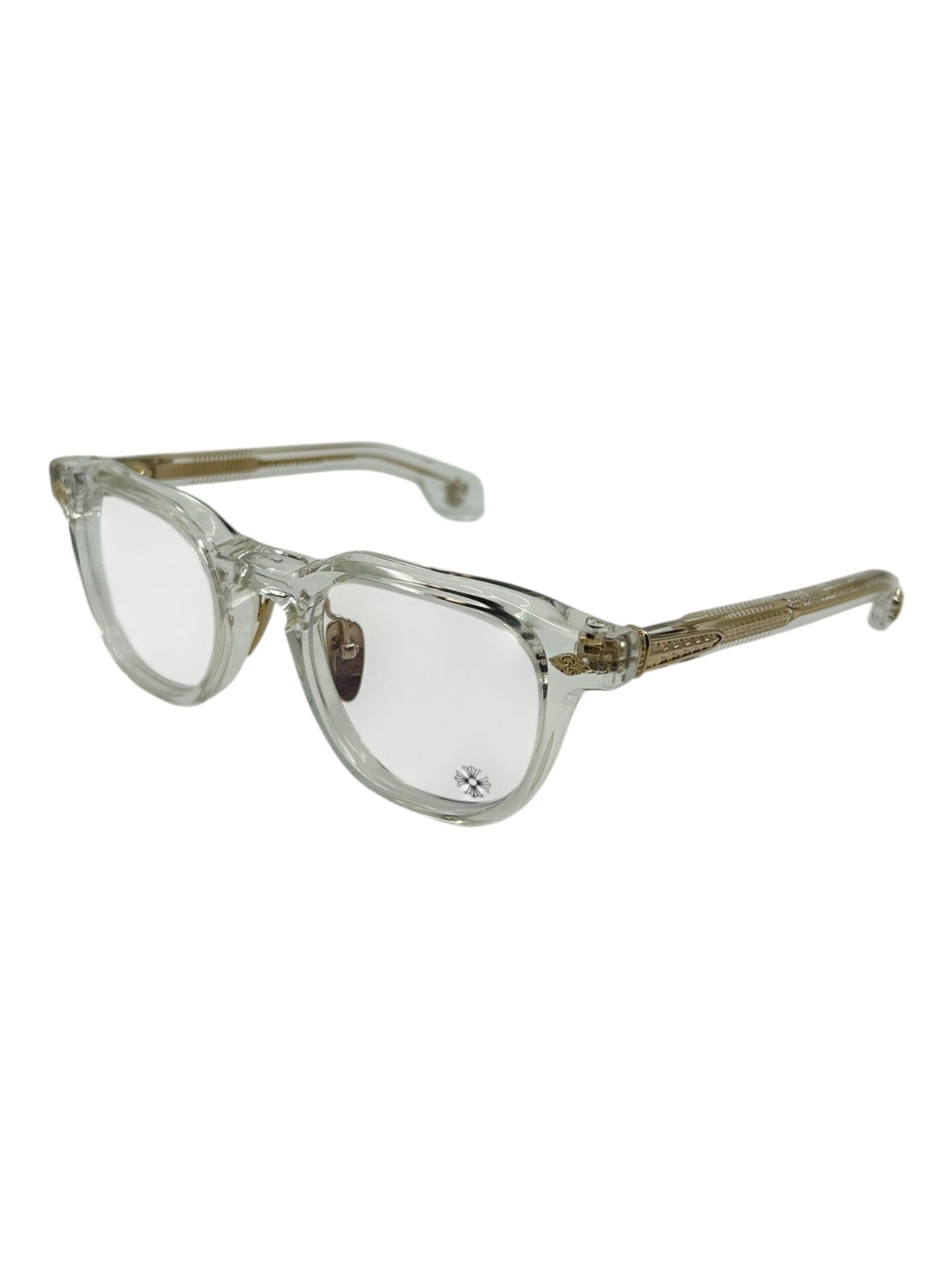 Chrome Heart Chirp Chirp Glasses Clear Gold
