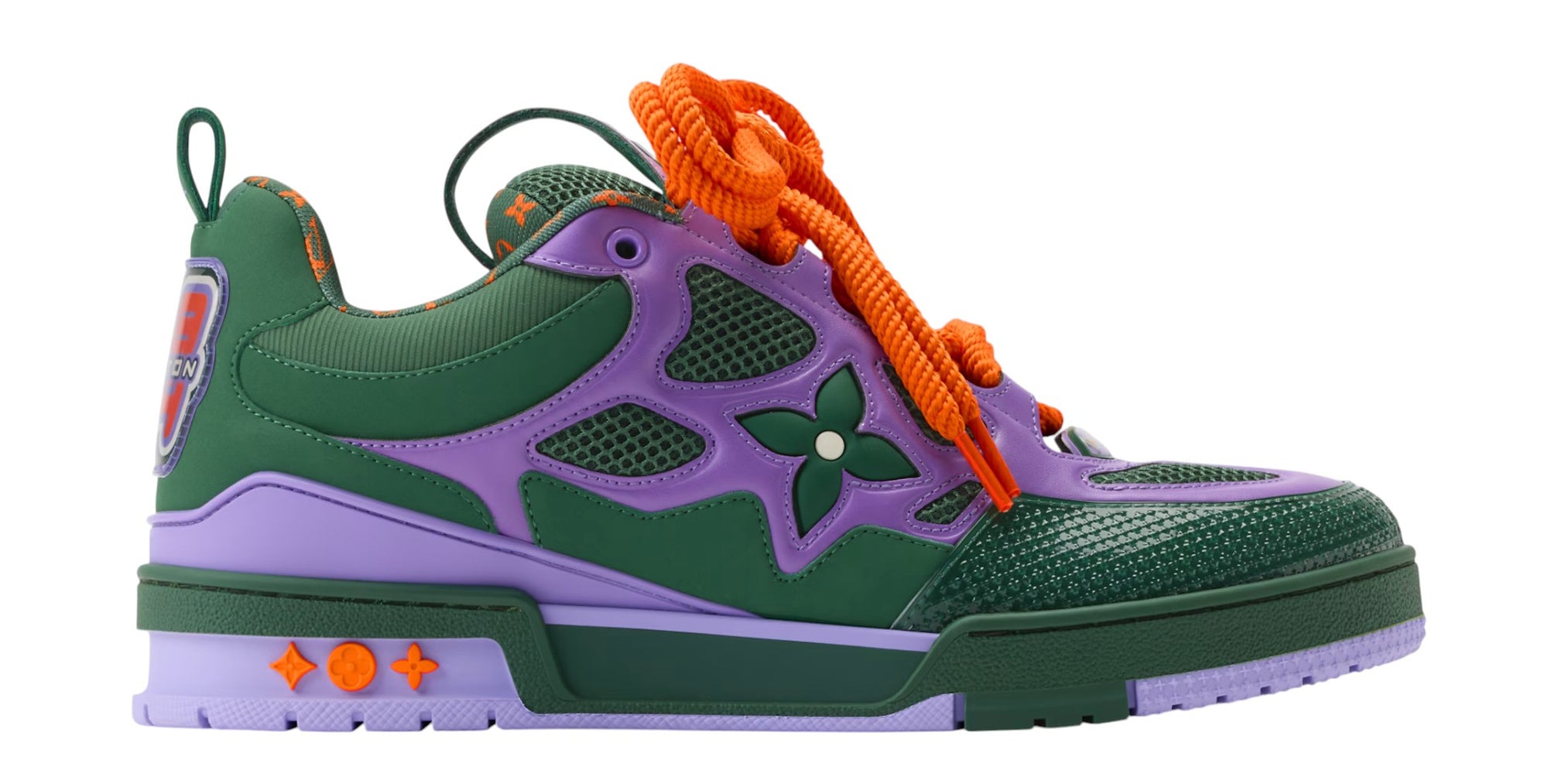 Louis Vuitton Skate Purple Green Orange