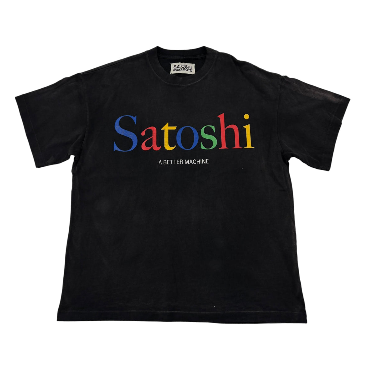 Satoshi Nakamoto Search Engine Tee Black