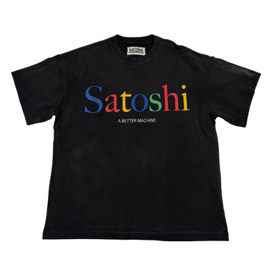 Satoshi Nakamoto Search Engine Tee Black