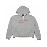ERD Safety Pin Hoodie Grey Red