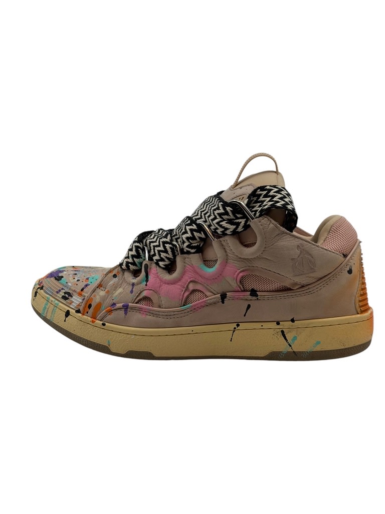 Lanvin Paint Splatter Sneaker Tan