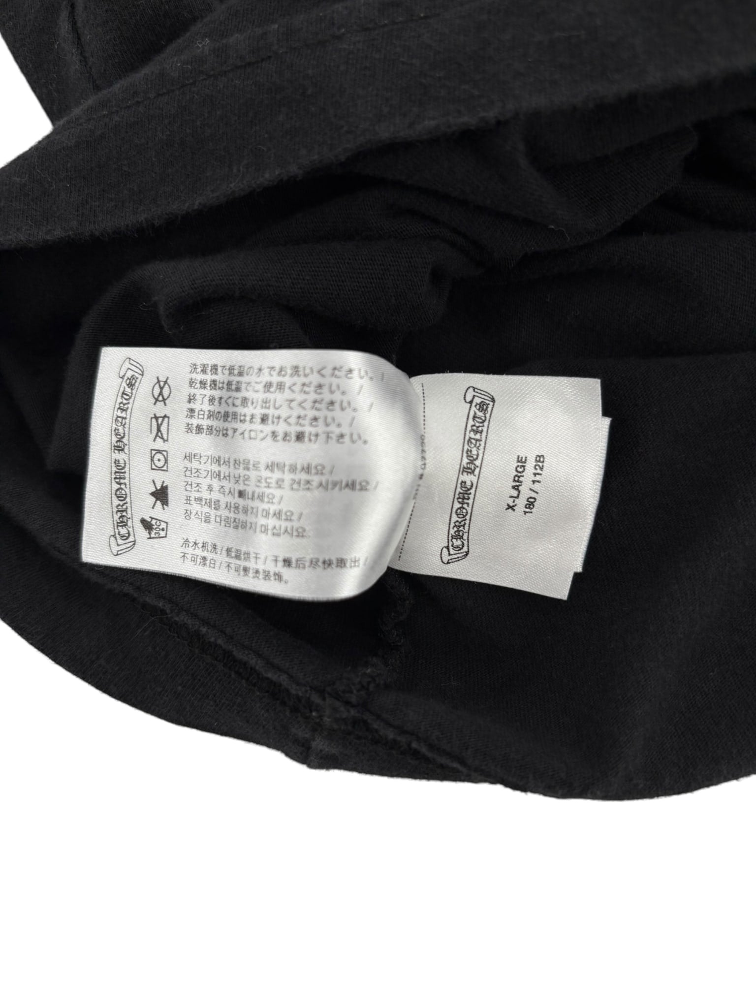 Chrome Hearts Miami Horseshoe Pocket L/S Tee Black