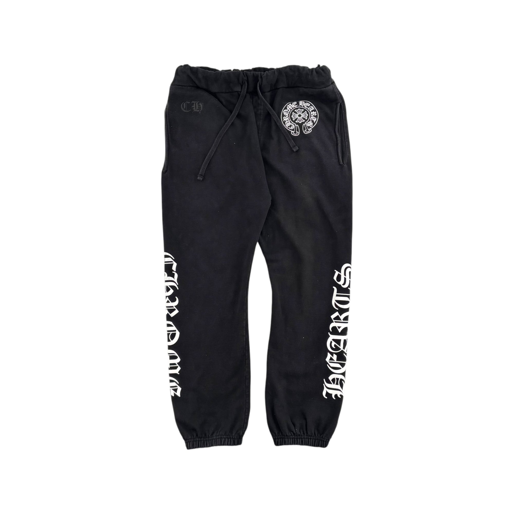 Chrome Hearts Horse Shoe Logo Sweatpants Black