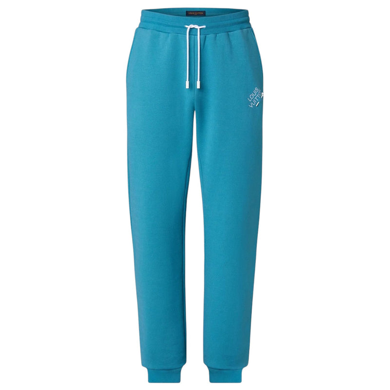 Louis Vuitton Embriodered Pin Logo Sweats Blue