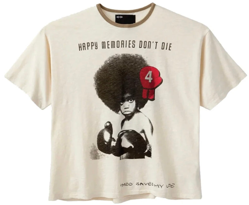 HMDD Boxer Baby Tee Cream