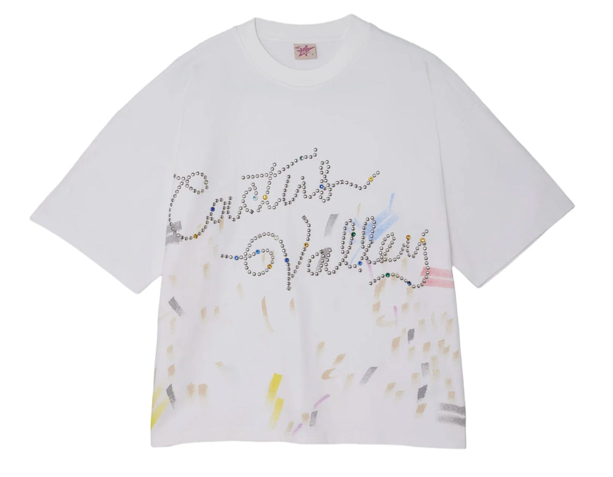 Cactus Valley Splatter Tee White