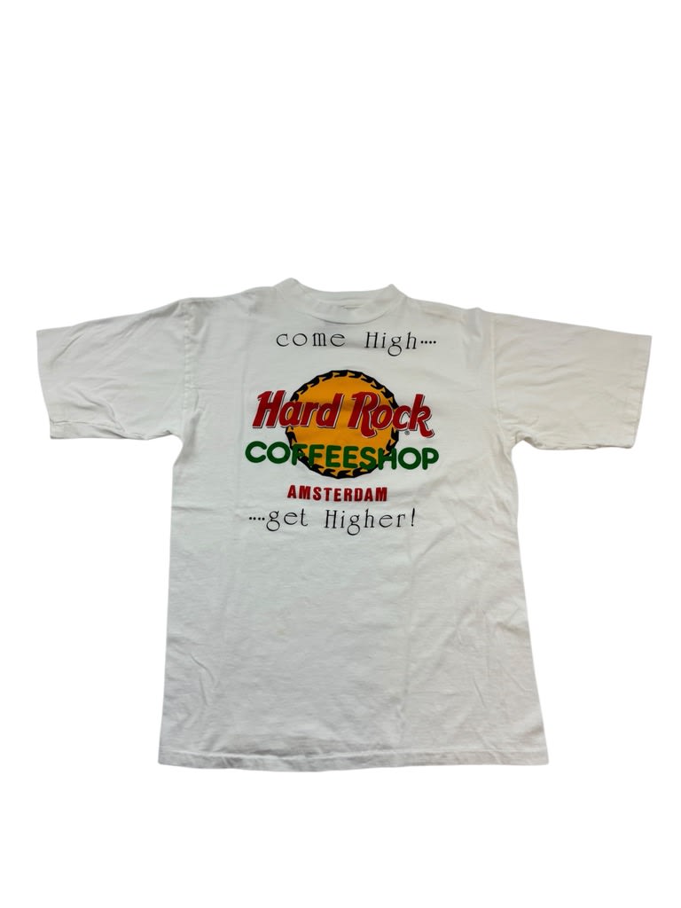 HARDROCK Amsterdam Coffeeshop Tee White
