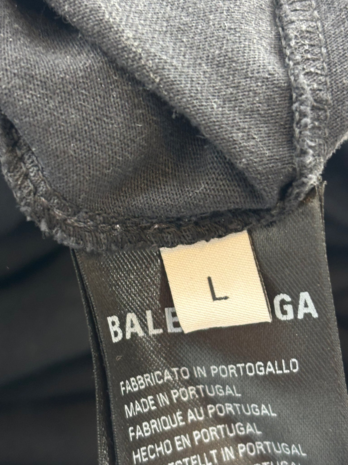 Balenciaga Sporty Smoky Logo Tee