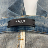 AMIRI Camo Bones Denim Jean Clay Indigo