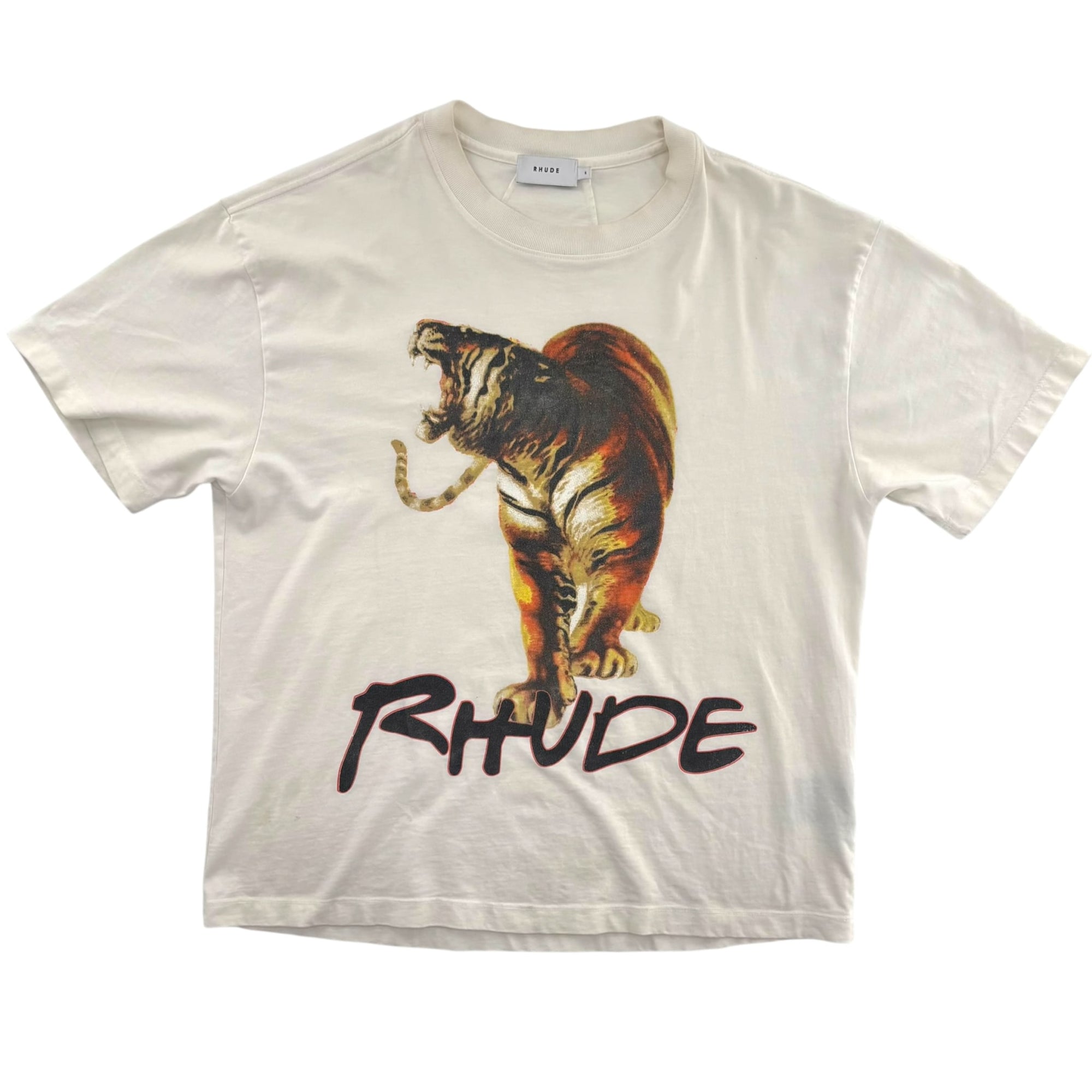 Rhude Tiger Tee White