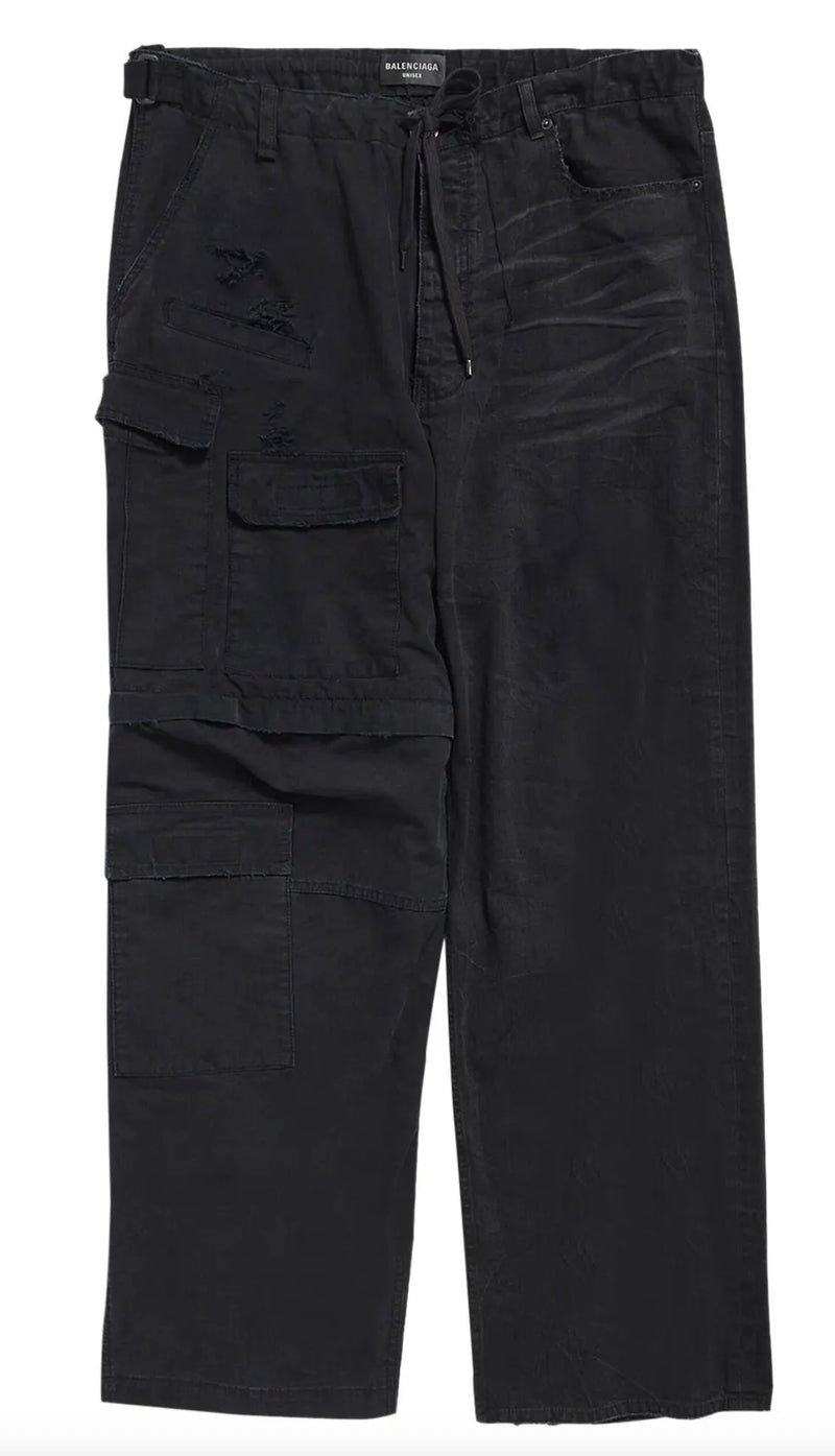 Balenciaga Hybrid Baggy Pants "Black"