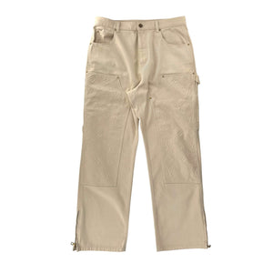 Louis Vuitton Cream Monogram Double Knee Pant