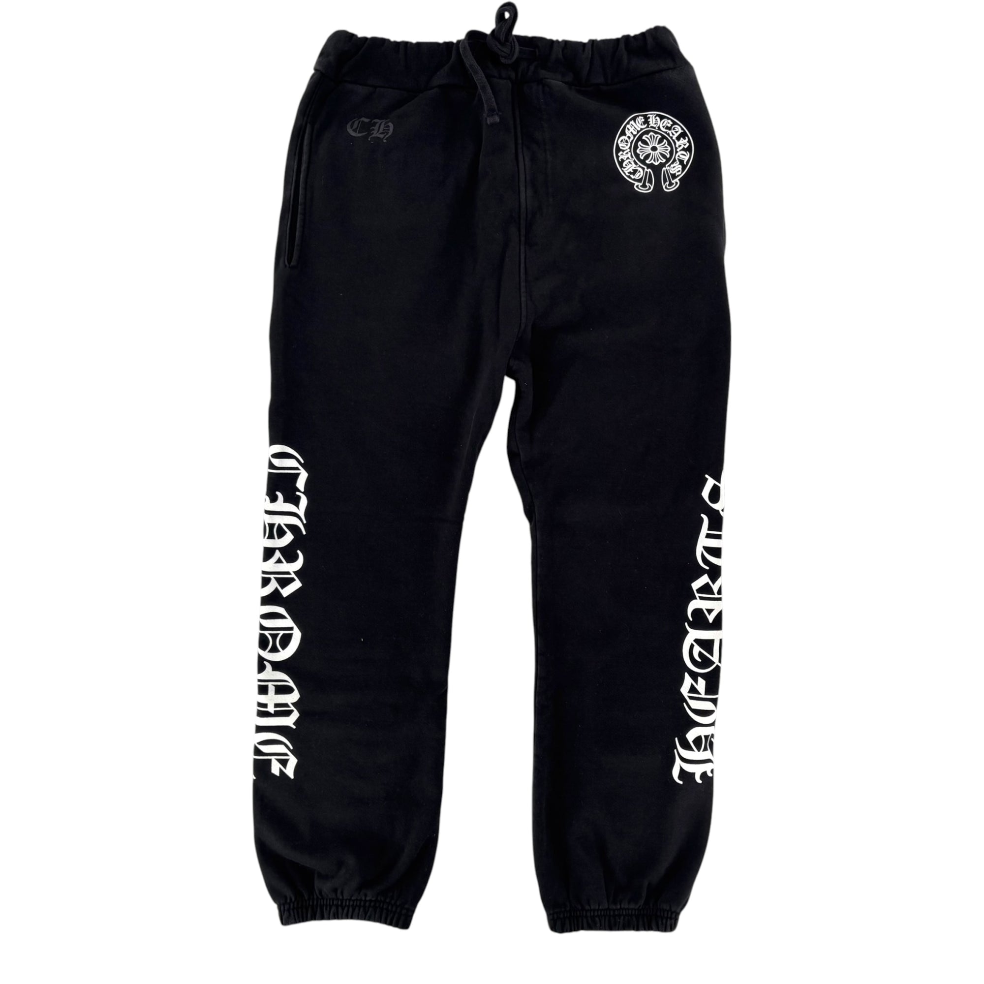 Chrome Hearts Horse Shoe Logo Sweatpants Black