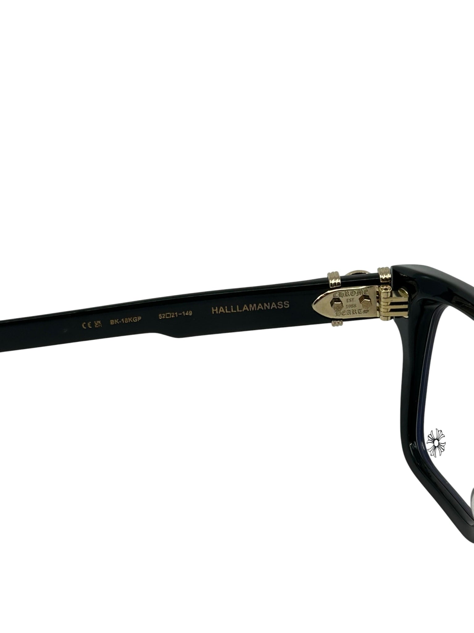 Chrome Hearts Hallamanass Glasses Black/Gold
