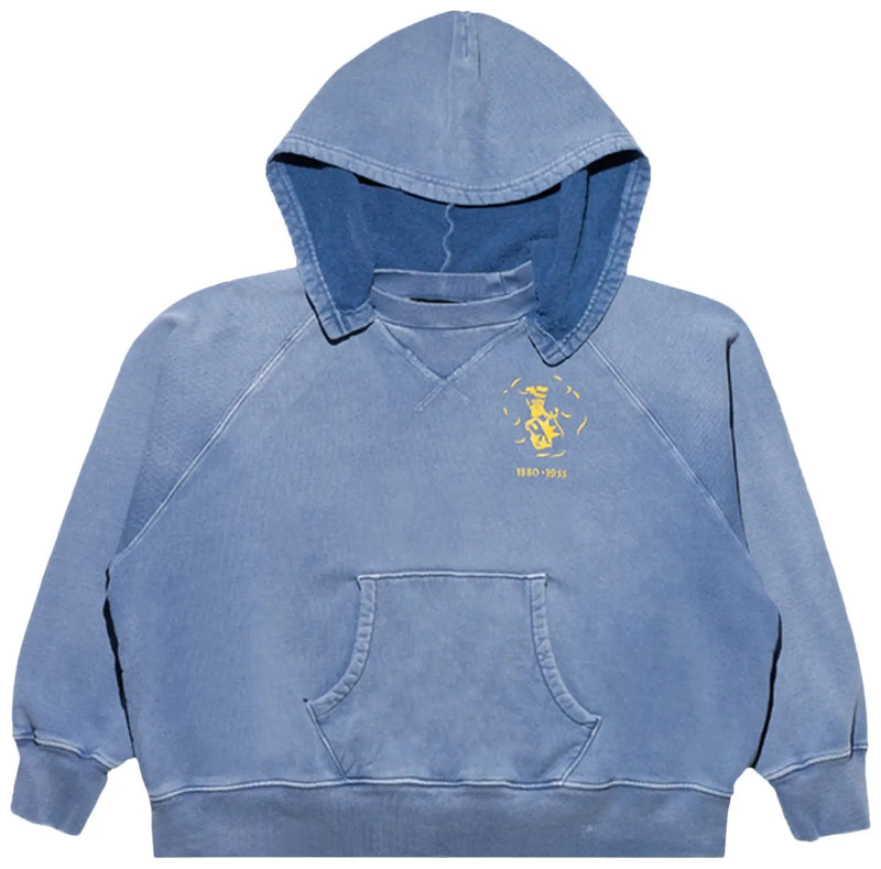 ERD Le Rosey Raglan Afterhood Hoodie Light Blue