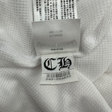 Chrome Hearts Dagger Waffle Thermal Tee White