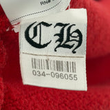 Chrome Hearts King Taco Quarter Zip Red