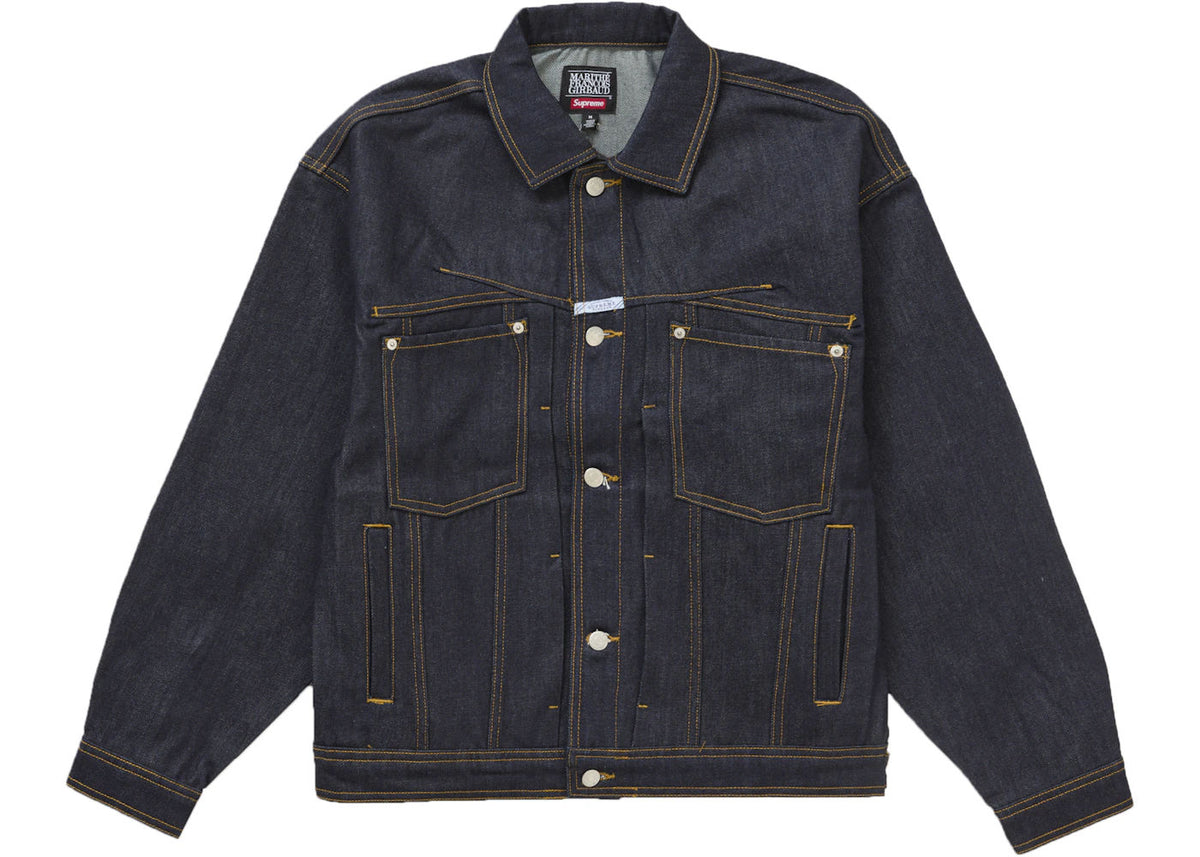 Supreme Marithé + François Girbaud X-Seam Denim Trucker Jacket Dark Indigo