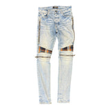 Amiri Mx2 Plaid Biker Jeans