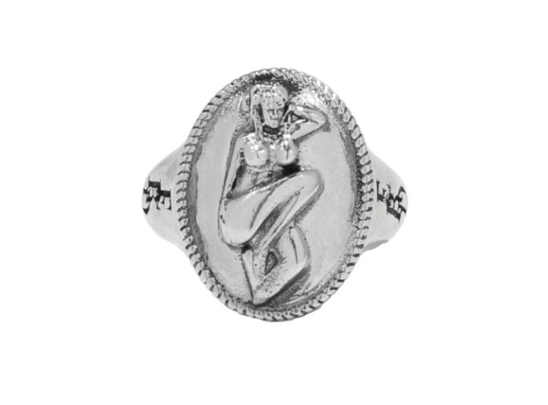 ERD Pin Up Girl Cameo Ring